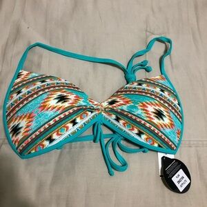 Body Glove baby love push up bikini top size small
